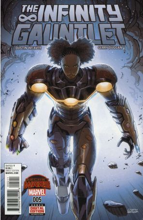 Infinity Gauntlet (2nd Series) 5 published by Marvel with cover art by Dustin Weaver