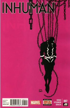 Inhuman 7 published by Marvel with cover art by Ryan Stegman