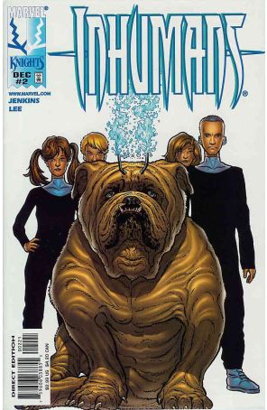 Inhumans (Vol. 2) 2B published by Marvel with cover art by Geof Darrow