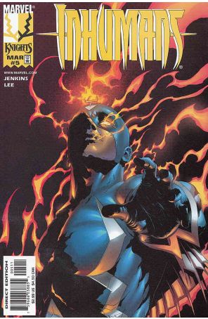Inhumans (Vol. 2) 5 published by Marvel with cover art by Jae Lee
