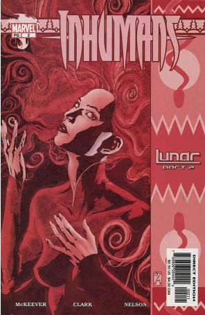 Inhumans (Vol. 6) 2 published by Marvel with cover art by J.H. Williams III