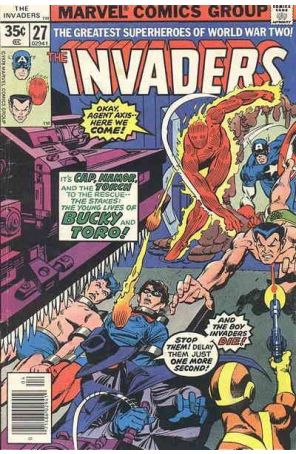 Invaders 27 published by Marvel