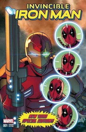 Invincible Iron Man (2nd Series) 1V31 published by Marvel with cover art by Rob Leifeld