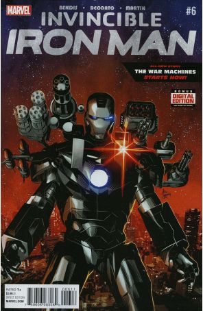 Invincible Iron Man (2nd Series) 6 published by Marvel with cover art by Mike Deodato