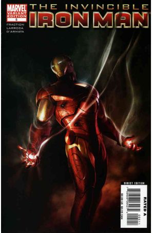 Invincible Iron Man 5A published by Marvel with cover art by Ryan Meinerding