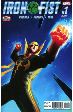 Iron Fist (5th Series) 1 (2nd) published by Marvel with cover art by Jeff Dekal