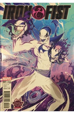 Iron Fist (5th Series) 1F published by Marvel with cover art by J. Scott Campbell