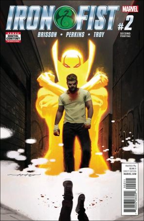 Iron Fist (5th Series) 2 (2nd) published by Marvel with cover art by Jeff Dekal