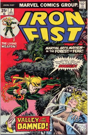 Iron Fist 2 published by Marvel with cover art by Gil Kane