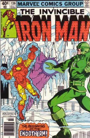 Iron Man (1st Series) 136 (Newsstand) published by Marvel with cover art by Bob Layton