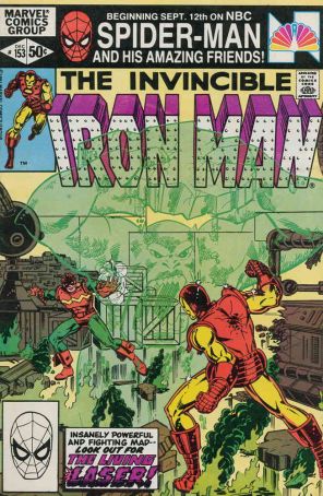 Iron Man (1st Series) 153 published by Marvel with cover art by Bob Layton