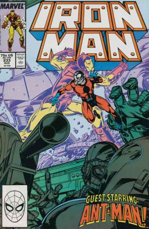Iron Man (1st Series) 233 published by Marvel with cover art by Butch Guice