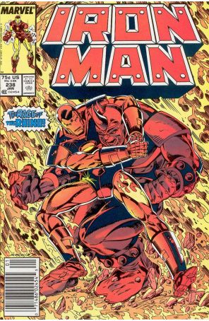 Iron Man (1st Series) 238 published by Marvel with cover art by Butch Guice