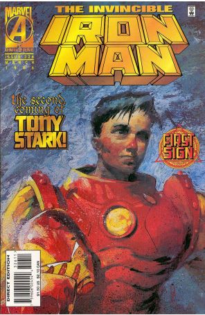 Iron Man (1st Series) 326 published by Marvel with cover art by Jim Cheung