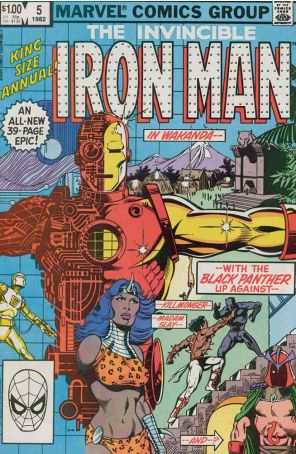 Iron Man (1st Series) Annual 5 published by Marvel with cover art by Jerry Bingham