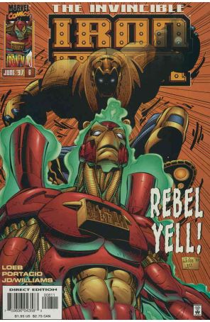 Iron Man (2nd Series) 8 published by Marvel with cover art by Whilce Portacio