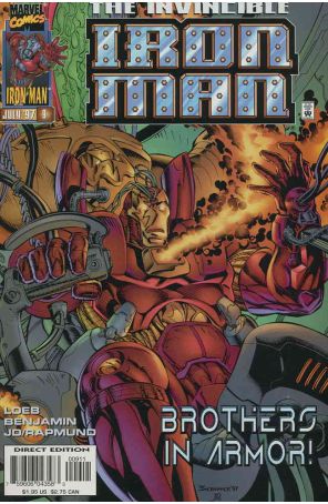Iron Man (2nd Series) 9 published by Marvel with cover art by Terry Shoemaker