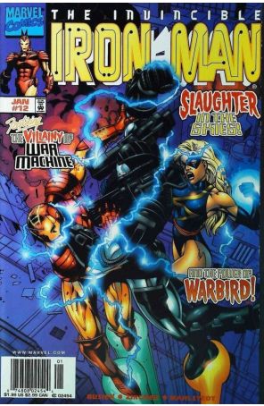 Iron Man (3rd Series) 12 (Newsstand) published by Marvel with cover art by Sean Chen