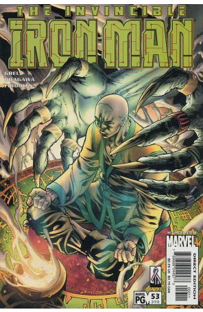 Iron Man (3rd Series) 53 published by Marvel with cover art by Michael Ryan