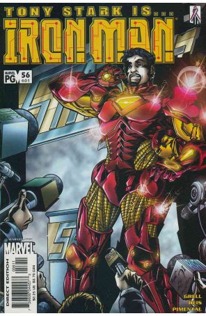 Iron Man (3rd Series) 56 published by Marvel with cover art by Michael Ryan
