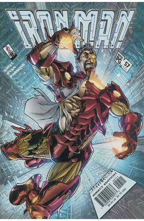 Iron Man (3rd Series) 57 published by Marvel with cover art by Michael Ryan