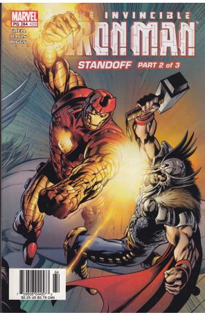 Iron Man (3rd Series) 64 (Newsstand) published by Marvel with cover art by Alan Davis