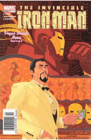 Iron Man (3rd Series) 71 (Newsstand) published by Marvel with cover art by Tom Feister
