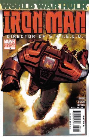 Iron Man (4th Series) 19 (2nd) published by Marvel with cover art by Butch Guice