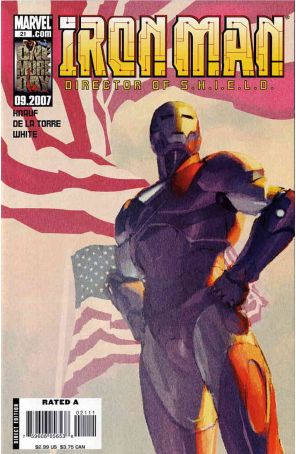 Iron Man (4th Series) 21 published by Marvel with cover art by Gerald Parel