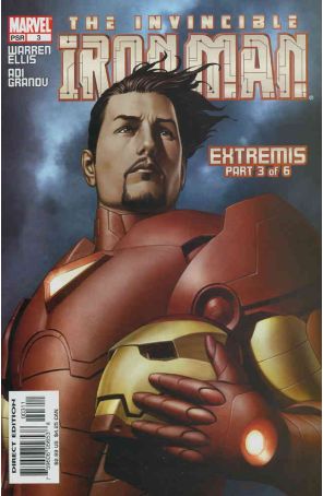 Iron Man (4th Series) 3 published by Marvel with cover art by Adi Granov