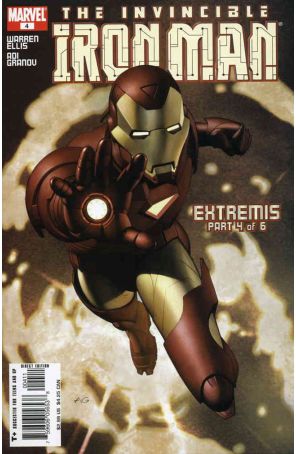 Iron Man (4th Series) 4 published by Marvel with cover art by Adi Granov