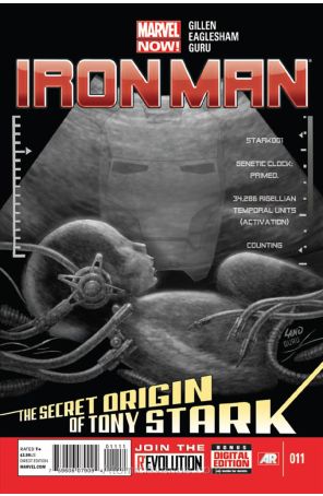 Iron Man (5th Series) 11 published by Marvel with cover art by Greg Land