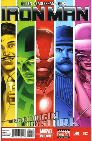 Iron Man (5th Series) 12 published by Marvel with cover art by Greg Land