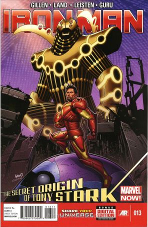 Iron Man (5th Series) 13 published by Marvel with cover art by Greg Land