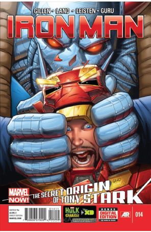Iron Man (5th Series) 14 published by Marvel with cover art by Greg Land