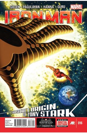 Iron Man (5th Series) 16 published by Marvel with cover art by Greg Land