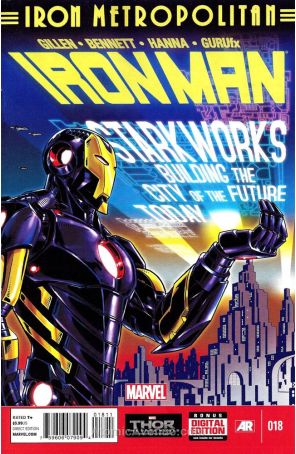 Iron Man (5th Series) 18 published by Marvel with cover art by Carlo Pagulayan