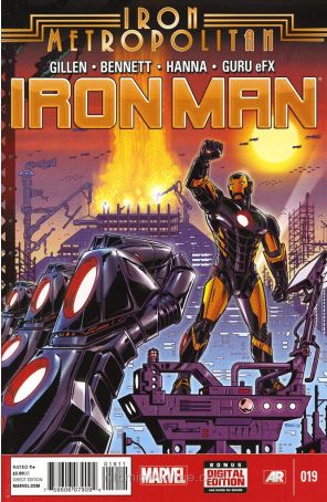 Iron Man (5th Series) 19 published by Marvel with cover art by Paul Rivoche