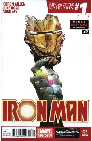 Iron Man (5th Series) 23 published by Marvel with cover art by Michael Del Mundo