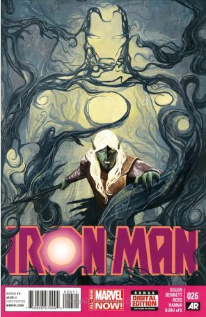 Iron Man (5th Series) 26 published by Marvel with cover art by Mike Del Mundo