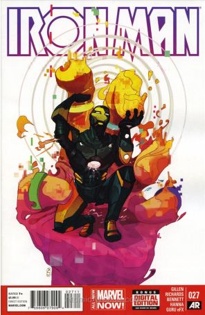 Iron Man (5th Series) 27 published by Marvel with cover art by Christian Ward