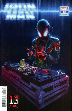 Iron Man (6th Series) 12A published by Marvel with cover art by Rahzzah