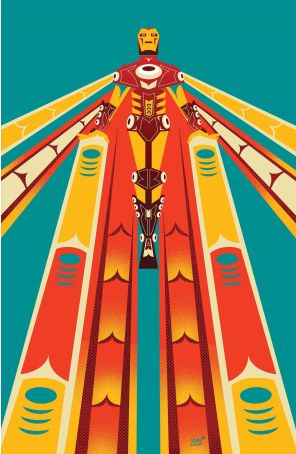 Iron Man (6th Series) 3A published by Marvel with cover art by Jeffrey Veregge