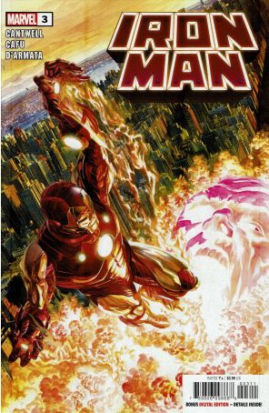 Iron Man (6th Series) 3 published by Marvel with cover art by Alex Ross