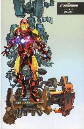 Iron Man (7th Series) 2D published by Marvel with cover art by Christopher Allen