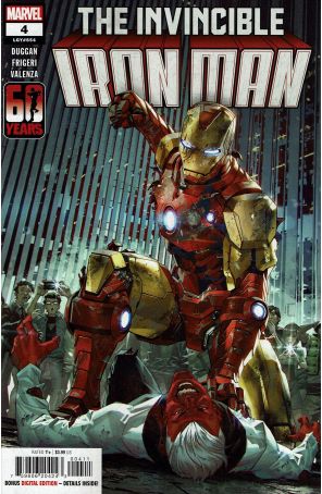 Iron Man (7th Series) 4 published by Marvel with cover art by Kael Ngu