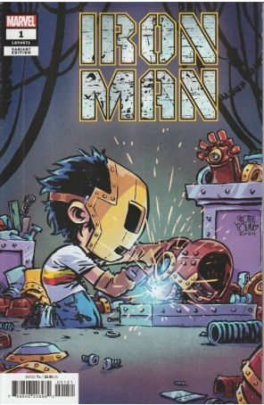 Iron Man (8th Series) 1D published by Marvel with cover art by Skottie Young