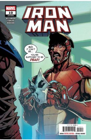 Iron Man (9th Series) 10 published by Marvel with cover art by Ryan Stegman
