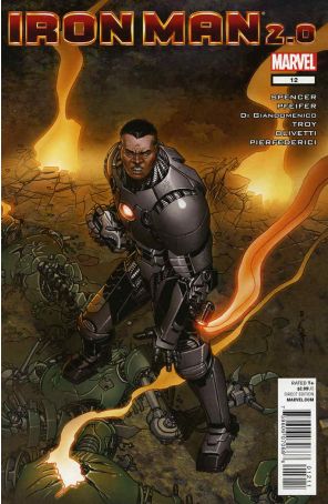 Iron Man 2.0 12 published by Marvel with cover art by Salvador Larroca