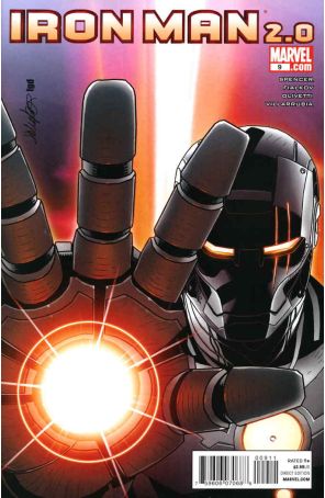 Iron Man 2.0 9 published by Marvel with cover art by Salvador Larroca
